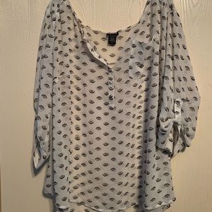 Torrid Eye Print Shirt